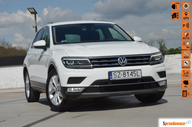 Volkswagen Tiguan  SUV 2016,  1.4 benzyna, automat - Na sprzedaż za 69 900 zł - Zabrze