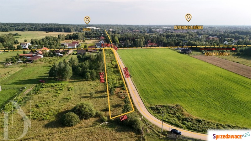 Działka rekreacyjna Lipiny sprzedam, pow. 3124 m2  (31.2a), uzbrojona