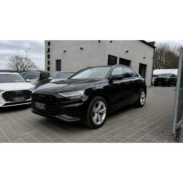 Audi Q8 - S Line340KMHUDB&O 3DPanoramaWentyle+MasażRadarMatrix4xAC