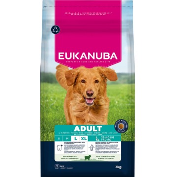 Eukanuba Premium Nutrition Adult Large & Giant Breed, jagnięcina i ryż - 2 x 3 kg