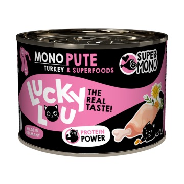 Korzystny pakiet Lucky Lou SuperMono², 24 x 200 g - Indyk
