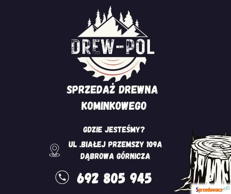 Drewno kominkowe, opałowe  różne gatunki - Opał - Dąbrowa Górnicza