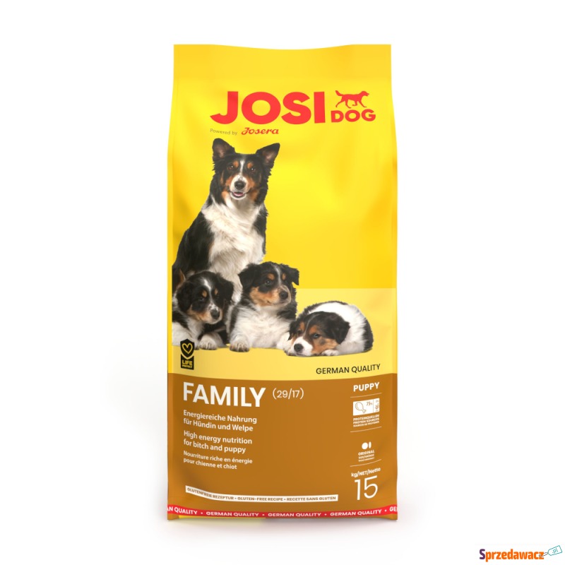 JosiDog Family, z kurczakiem - 2 x 15 kg - Karmy dla psów - Mysłowice