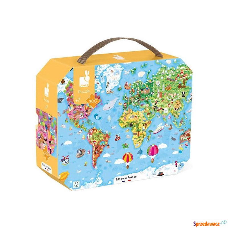 Puzzle Janod Ogromna Mapa Świata...