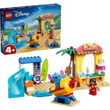 Klocki konstrukcyjne LEGO Disney Classic 43280 Zabawa na plaży z Lilo i Stitchem