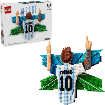 Klocki konstrukcyjne LEGO Editions Football 43018 Lionel Messi — cieszynka