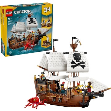 Klocki konstrukcyjne LEGO Creator 31387 Legendarny statek piracki