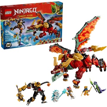 Klocki konstrukcyjne LEGO Ninjago 71868 Transformujący smoczy mech Wyldfyre