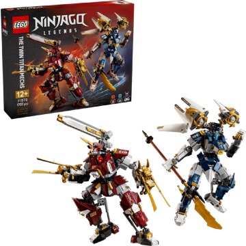 Klocki konstrukcyjne LEGO Ninjago 71870 Bliźniacze tytanowe mechy
