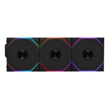 Wentylator Lian Li UNI FAN TL Wireless Lüfter, ARGB, PWM, 3er-Pack - 120 mm, czarny