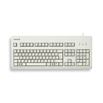 Klawiatura CHERRY TAS G80-3000 Przewodowy DE-Layout jasnoszary NIEBIESKI PRZEŁĄCZNIK