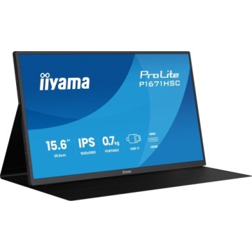 iiyama ProLite P1671HSC-B1 monitor komputerowy 39,6 cm (15.6