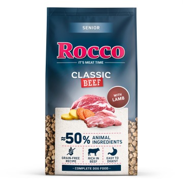 Rocco Senior Classic, wołowina z jagnięciną - 2 x 10 kg