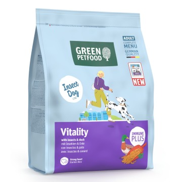 Green Petfood Vitality z owadami i kaczką - 900 g