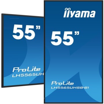 iiyama LH5565UHSB-B1 signage display Kiosk 138,7 cm (54.6