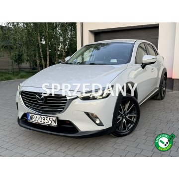 Mazda CX-3 - BI-XENON*Nawigacja*HUD*Grzane*Fotele*Kamera*Cofania*Czujniki*Park*ASO