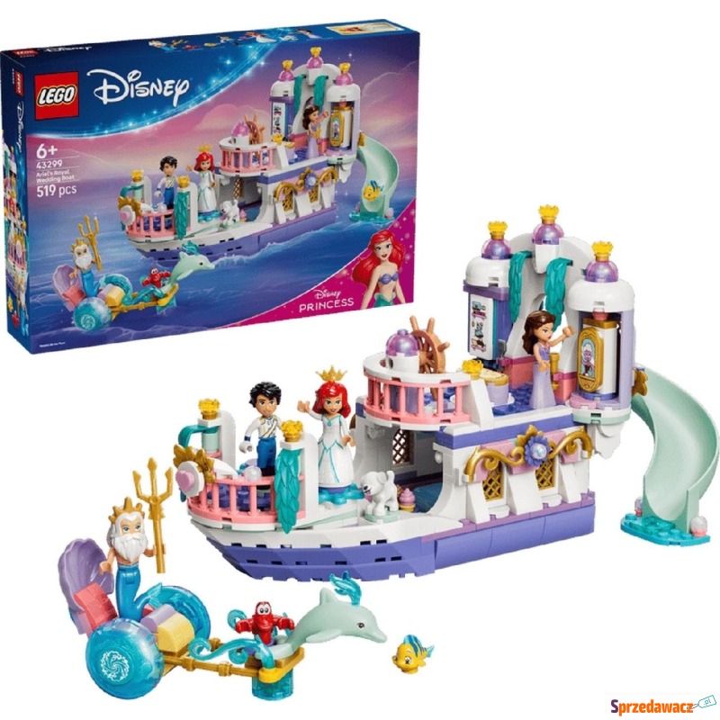 Klocki konstrukcyjne LEGO Disney Princess 43299... - Klocki - Kalisz