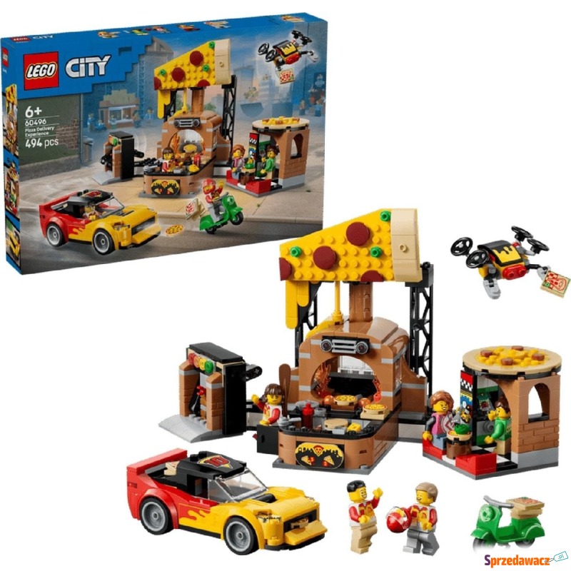 Klocki konstrukcyjne LEGO My City 60496 Dostawa... - Klocki - Radom