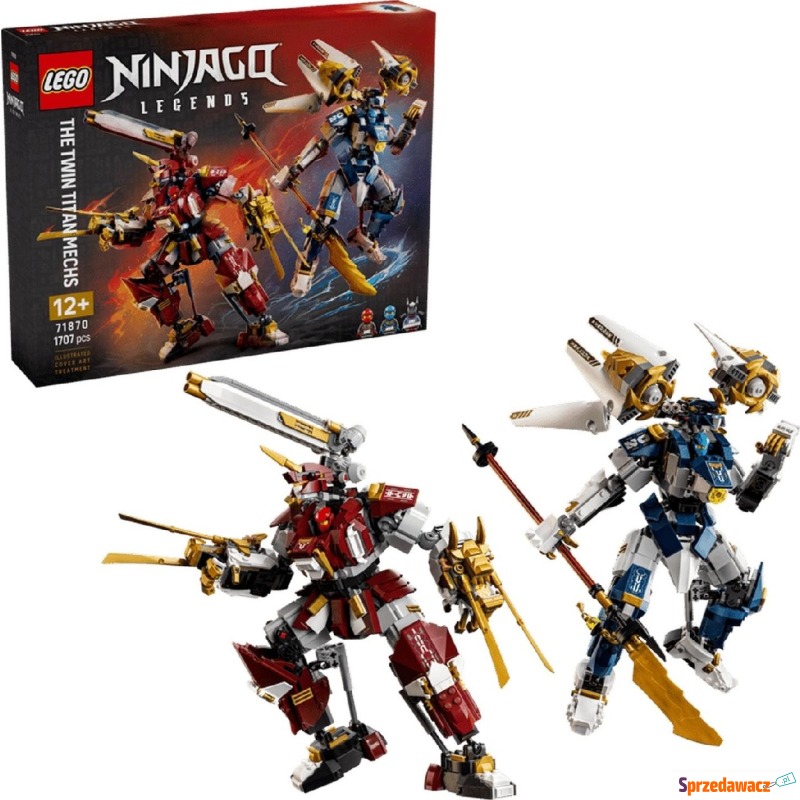 Klocki konstrukcyjne LEGO Ninjago 71870 Bliźn... - Klocki - Kraków