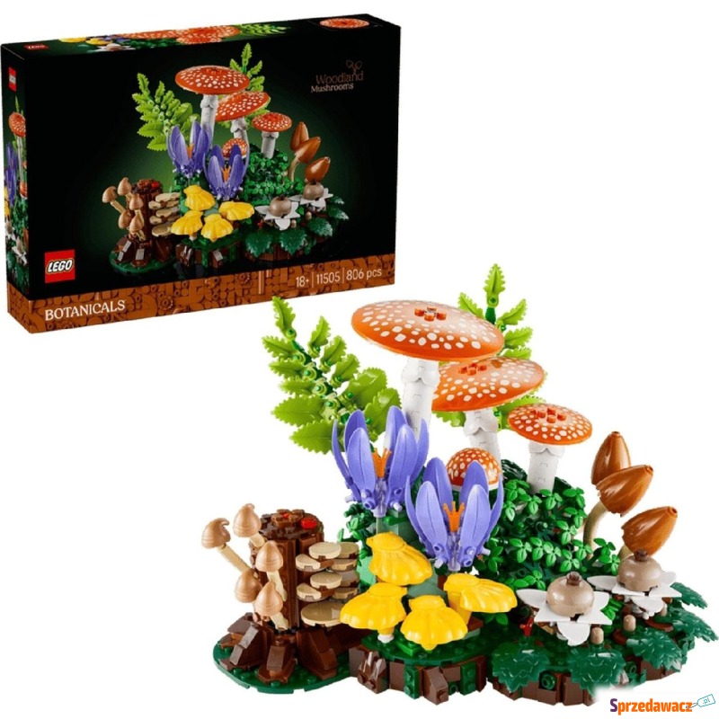 Klocki konstrukcyjne LEGO Botanicals 11505 Grzyby... - Klocki - Radom