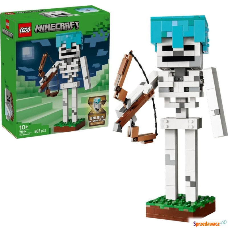 Klocki konstrukcyjne LEGO Minecraft 21594 Szkielet - Klocki - Inowrocław