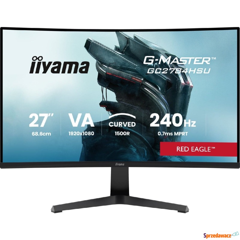 iiyama G-Master GC2784HSU-B1 Red Eagle - 240Hz... - Monitory LCD i LED - Wodzisław Śląski
