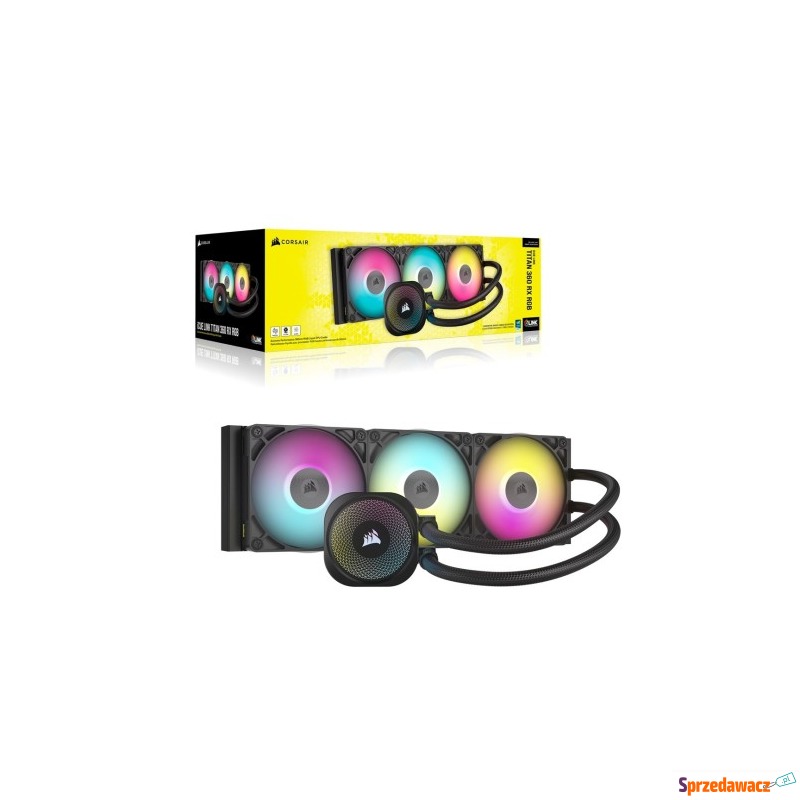 CORSAIR iCUE LINK TITAN 360 RX RGB AIO, 360mm... - Chłodzenie (Wiatraki,... - Zabrze
