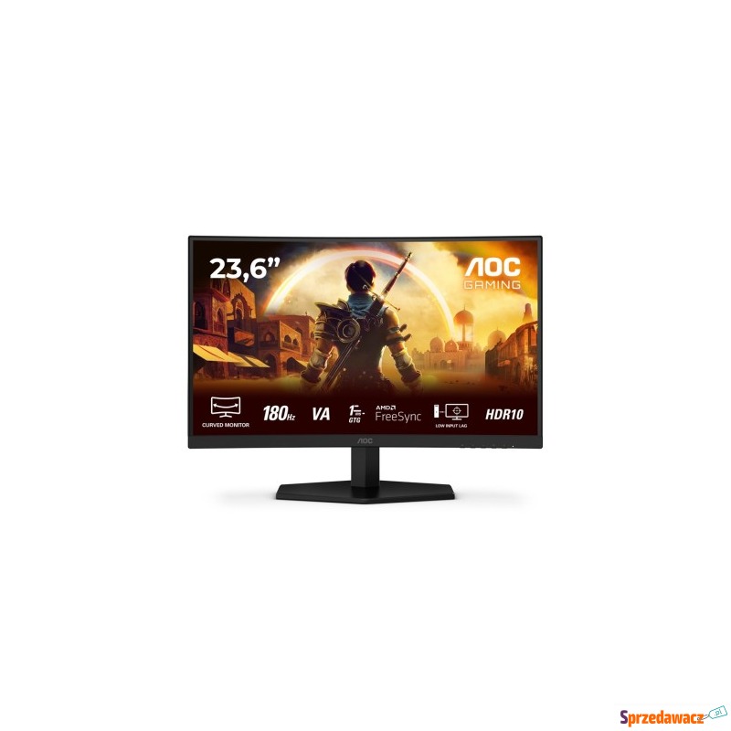 MONITOR AOC LED 23,6" C24G42E 180Hz - Monitory LCD i LED - Lublin