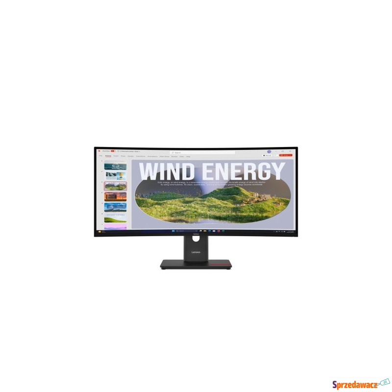Monitor Lenovo ThinkVision T34WD-40 64AEGAT1EU_D... - Monitory LCD i LED - Gdynia