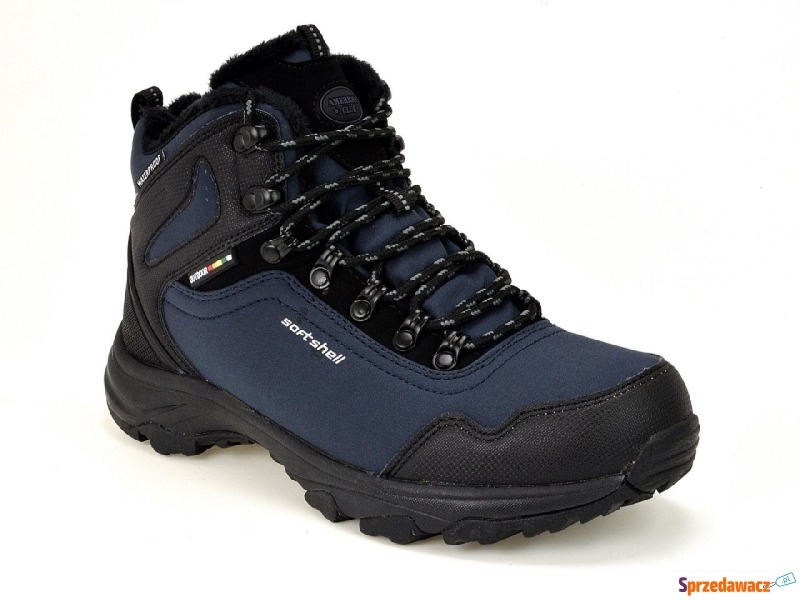 Buty trekkingowe  American Club  HL98/23  granatowe - Buty górskie, trekkingowe - Płock