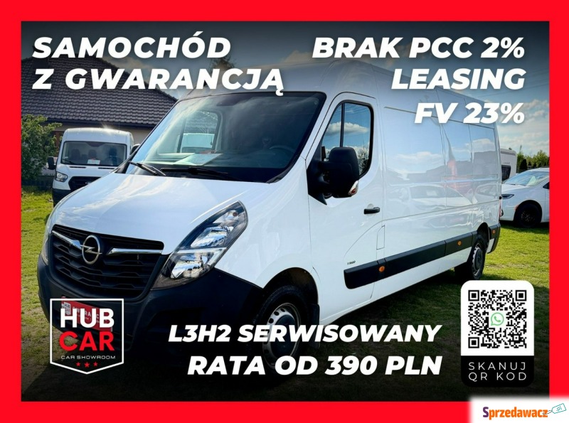 Opel Movano 2021,  2.3 diesel - Na sprzedaż za 71 900 zł - Łódź