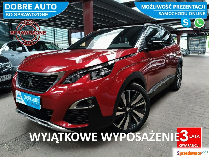Peugeot 3008  SUV 2019,  1.6 benzyna, automat - Na sprzedaż za 78 800 zł - Mysłowice