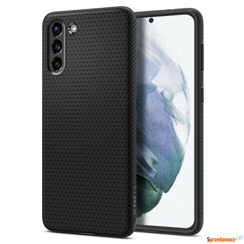 Etui Spigen Liquid Air Galaxy S21 5G, czarne - Etui na smartfony - Rumia