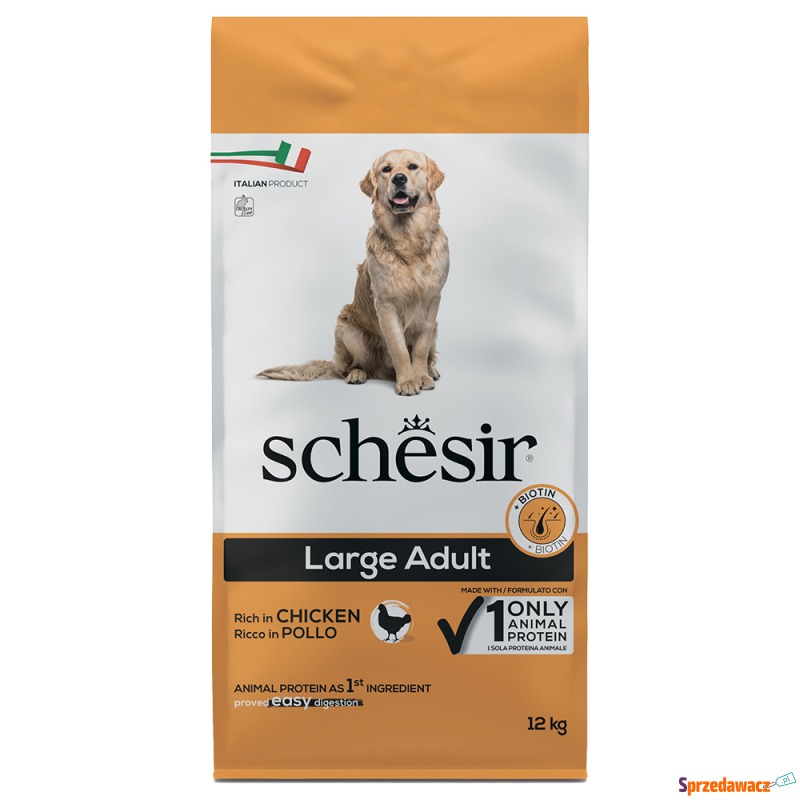 Schesir Dog Large Adult, kurczak...
