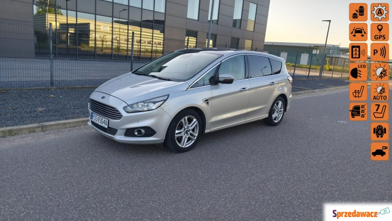 Ford S-MAX  Minivan/Van 2017,  2.0 diesel, automat - Na sprzedaż za 44 900 zł - Pabianice