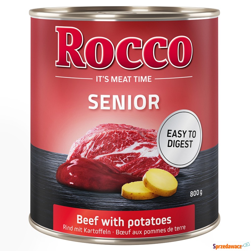 Korzystny pakiet Rocco Senior, 12 x 800 g - W... - Karmy dla psów - Gdynia