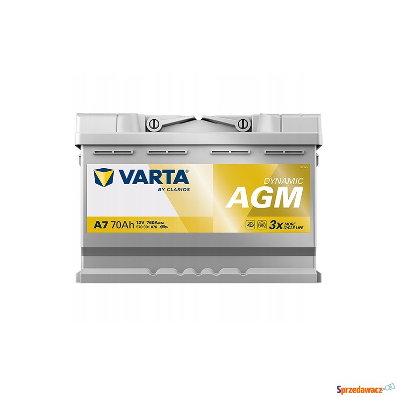 Akumulator 70Ah 760a VARTA Agm...
