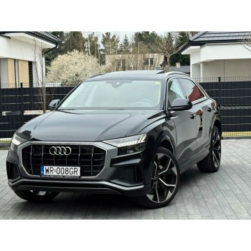 Audi Q8 - 50 TDi Oś Skrętna Masaże Wentyle Panorama Felgi R23 Virtual Kamery 360