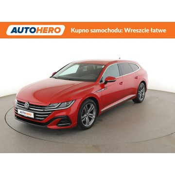 Volkswagen Arteon Shooting Brake - r-line, niski przebieg, dsg, klimatronik, virtual, navi, alcantar