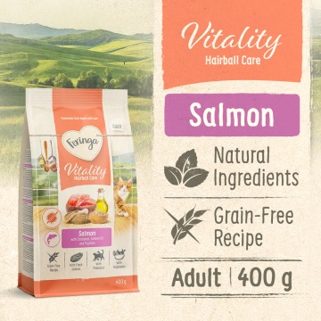 Feringa Vitality Hairball Care, łosoś - 400 g