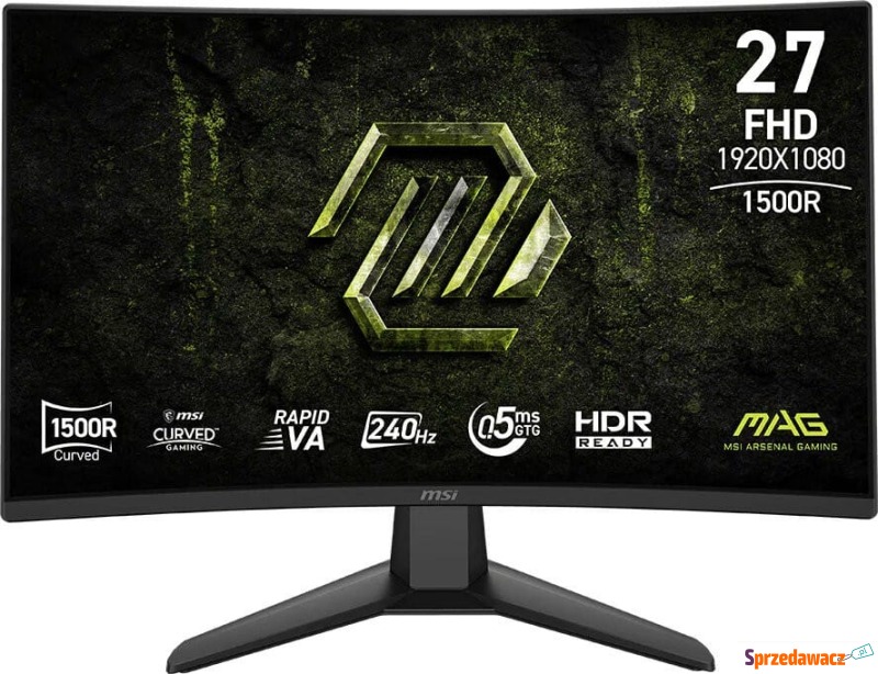 MSI MAG 274CF X24 - 240Hz | Full HD | VA Curved... - Monitory LCD i LED - Gliwice