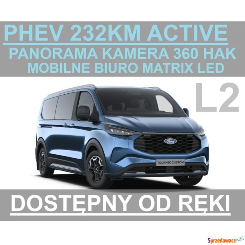 Ford Tourneo Custom  Minivan/Van 2026,  2.5 hybryda, automat - Na sprzedaż za 248 214 zł - Szczecinek