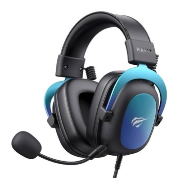 Słuchawki gamingowe bluetooth HAVIT H2002U PRO (czarno-niebieskie)