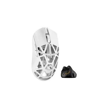 WLMOUSE Beast X Mini Pro Solid Sides Gaming Maus, Omron Optical Switches - weiß