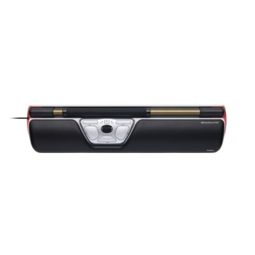 Contour Design RollerMouse Czerwony, przewodowy, USB Type-C, 2800 DPI, srebrny