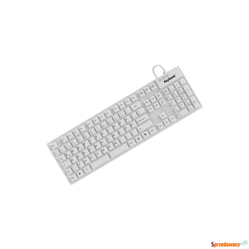 KeySonic KSK-8030 IN (DE) white klawiatura Pr... - Klawiatury - Ełk