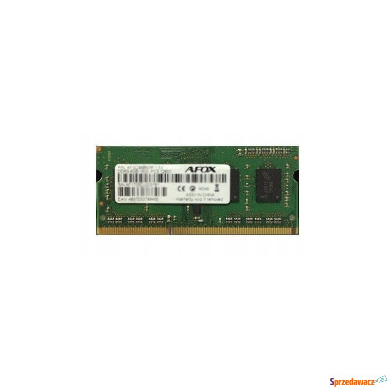 AFOX SO-DIMM DDR3 8GB 1333MHZ AFSD38AK1P - Pamieć RAM - Poznań