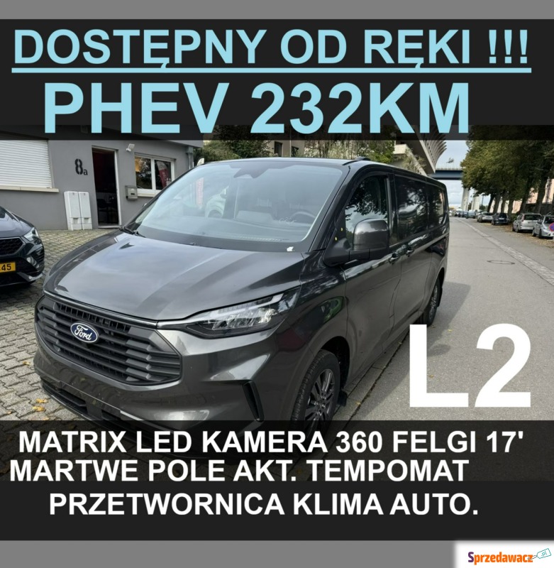 Ford Transit Custom 2026,  2.5 hybryda, automat - Na sprzedaż za 187 243 zł - Szczecinek