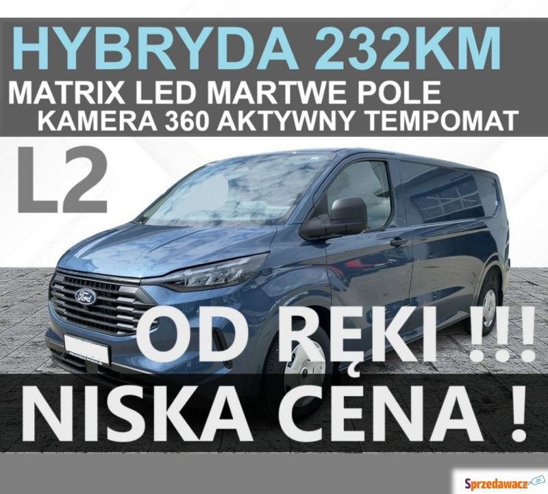 Ford Transit Custom 2026,  2.5 hybryda, automat - Na sprzedaż za 184 340 zł - Szczecinek