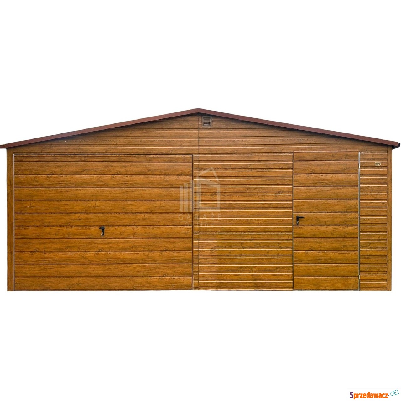 Garaż blaszany 6,2x6m brama uc...